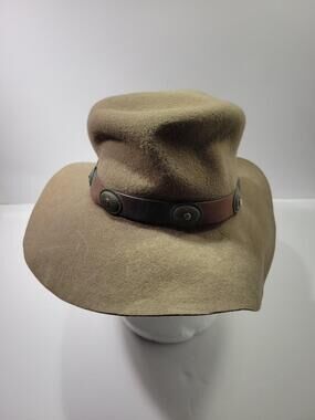 Silver Canyon Hat Cowboy Mens One Size Brown Wool Felt Wide Brim Western